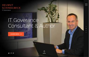 HELMUT 
SCHINDLWICK 
IT Governance 
IT Goveranc 
Consultant 
LEARN MORE -i 
ut 
or 